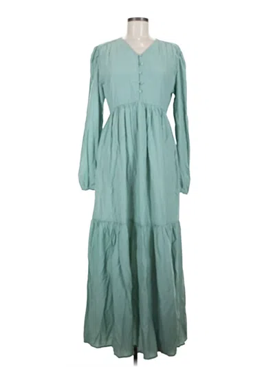 Pre-owned Indie & Co Casual Dress In Teal