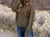 Indie & Co Dreaming Of Tomorrow Sweater In Olive In Green