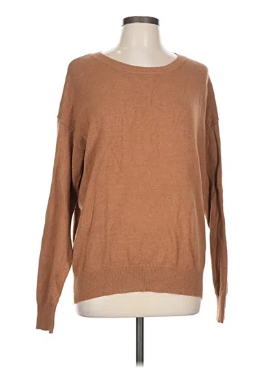 Pre-owned Indie & Co Pullover Sweater In Brown