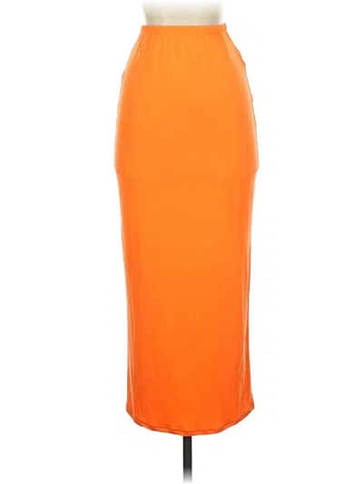Pre-owned Indie Xo Formal Skirt In Orange