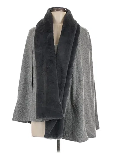 Pre-owned Indies Wool Coat In Gray