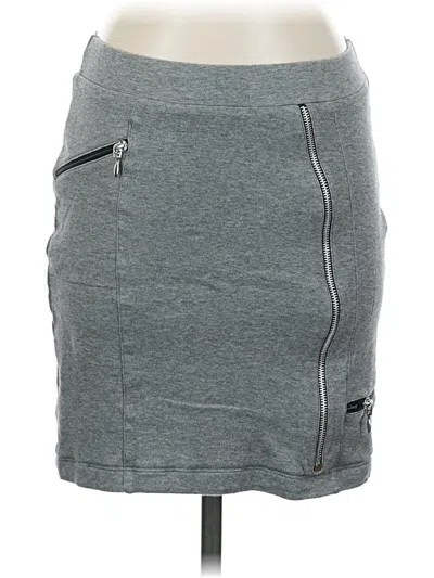 Pre-owned Indigenous Casual Skirt In Gray