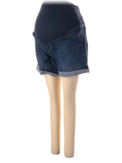 Pre-owned Indigo Blue Denim Shorts In Blue