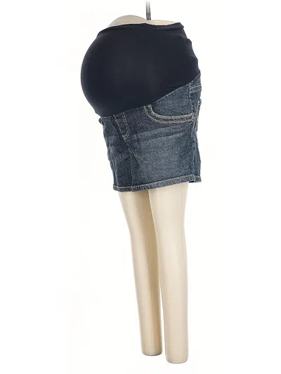 Pre-owned Indigo Blue Denim Shorts In Blue