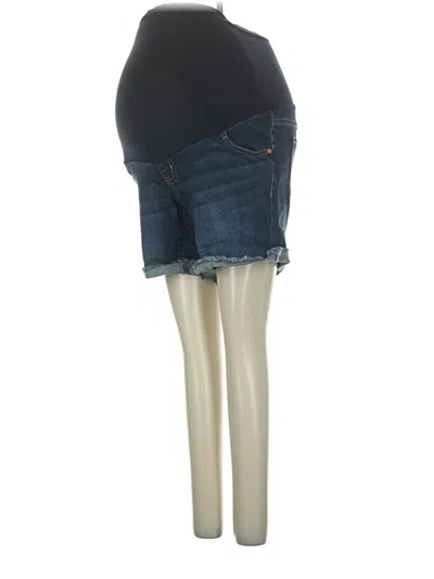 Pre-owned Indigo Blue Denim Shorts In Blue