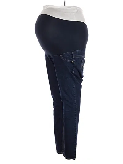 Pre-owned Indigo Blue Jeggings In Black