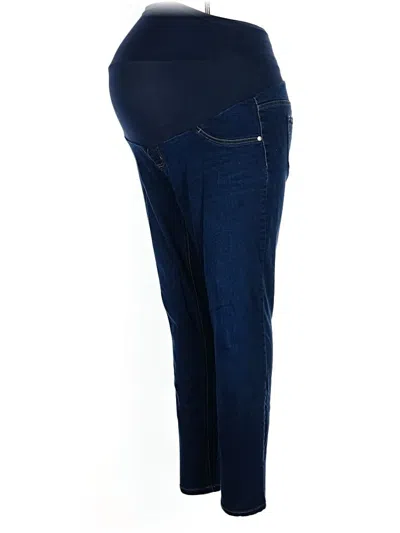 Pre-owned Indigo Blue Jeggings In Blue