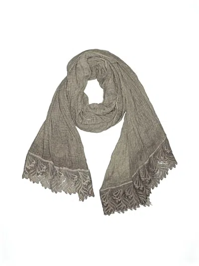 Pre-owned Indigo Blue Scarf In Pink