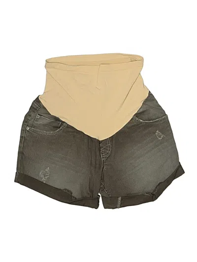 Pre-owned Indigo Blue Shorts In Brown