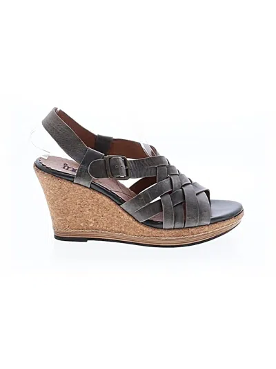 Pre-owned Indigo By Clarks Wedges In Green