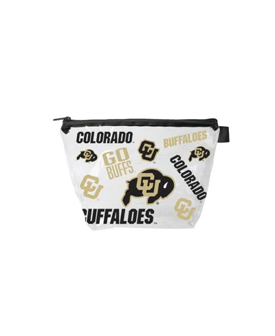 Indigo Falls Kids' Colorado Buffaloes Medley Cosmetic Purse Pouch In Transparent