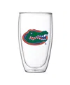 Indigo Falls Florida Gators 15 oz Double Wall Thermo Glass In Clear