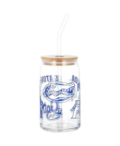 Indigo Falls Florida Gators 16oz. Can Glass With Straw In No Color