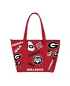 Indigo Falls Georgia Bulldogs Medley Weekender Tote Bag In Transparent