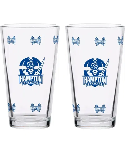 Indigo Falls Hampton Pirates Two-pack Knockout 16oz. Pint Glass Set In No Color