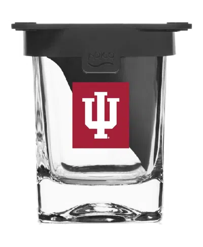 Indigo Falls Indiana Hoosiers 10 oz Ice Wedge Glass In Clear