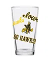 Indigo Falls Iowa Hawkeyes 16 oz Medley Vintage-inspired Pint Glass In Clear