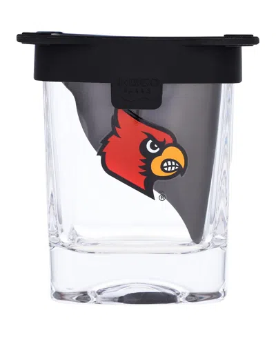 Indigo Falls Louisville Cardinals 10oz. Ice Wedge Glass In Transparent