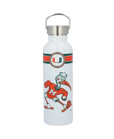 Indigo Falls Miami Hurricanes 26 oz Classic Voda Bottle In White