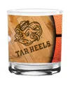 Indigo Falls North Carolina Tar Heels 14 oz Basketball Glass In Multi