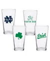 Indigo Falls Notre Dame Fighting Irish 16oz. Collector Pint Glass Four-set In No Color