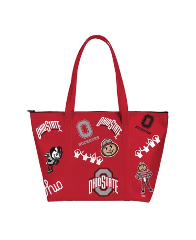 Indigo Falls Ohio State Buckeyes Medley Weekender Tote Bag In Transparent