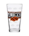 Indigo Falls Oklahoma State Cowboys 16 oz Repeat Alumni Pint Glass In Clear