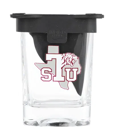 Indigo Falls Texas Southern Tigers 10oz. Ice Wedge Glass In Transparent