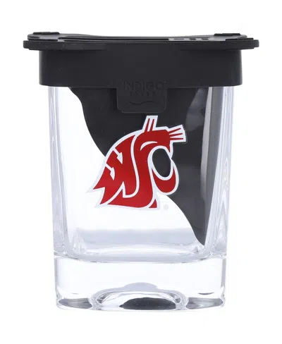 Indigo Falls Washington State Cougars 10oz. Ice Wedge Glass In Transparent