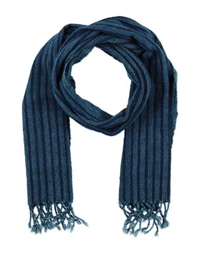Indigo Man Scarf Blue Size - Cotton
