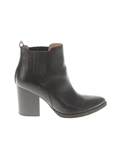 Pre-owned Indigo Rd Ankle Boots In Black
