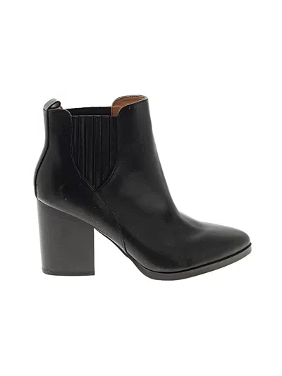 Pre-owned Indigo Rd Ankle Boots In Black