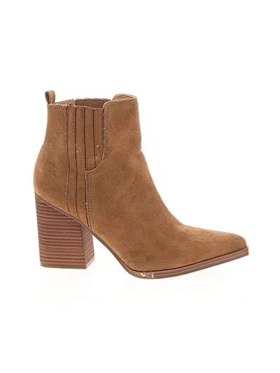 Pre-owned Indigo Rd Ankle Boots In Brown