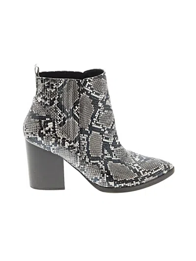 Pre-owned Indigo Rd Ankle Boots In Gray