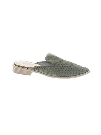 Pre-owned Indigo Rd Mule/clog In Green
