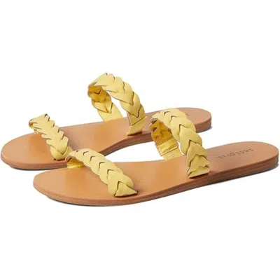 Indigo Rd Women's . Plum Sandals Yellow Open Toe Slip On Flat Jobb495