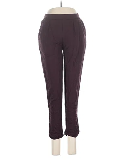 Pre-owned Indigo Rein Active Pants In Burgundy
