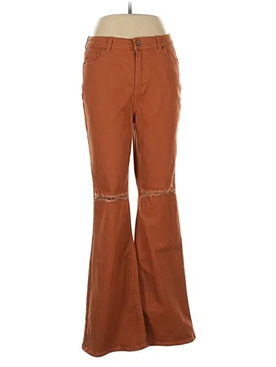 Pre-owned Indigo Rein Casual Pants In Brown