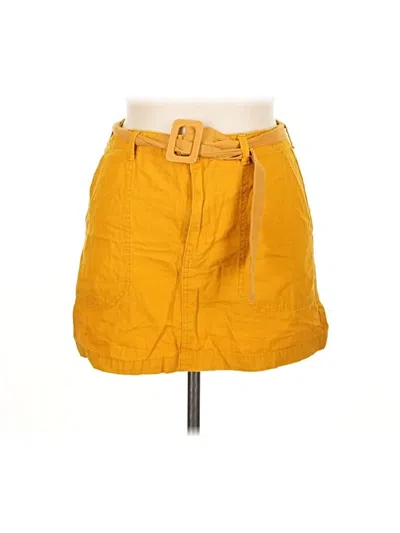 Pre-owned Indigo Rein Casual Skirt In Yellow