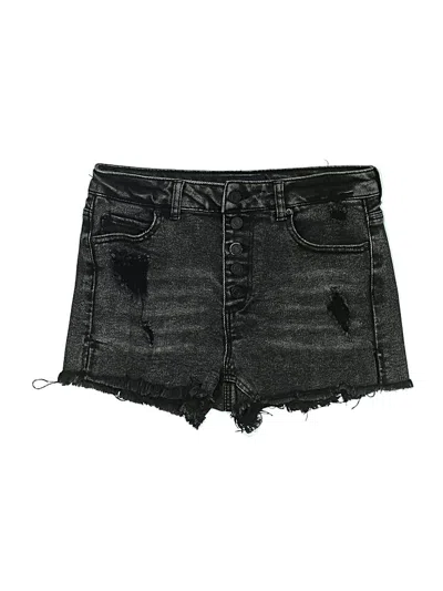 Pre-owned Indigo Rein Denim Shorts In Black