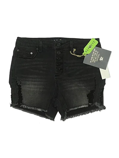 Pre-owned Indigo Rein Denim Shorts In Black