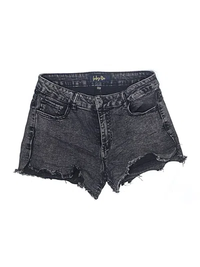Pre-owned Indigo Rein Denim Shorts In Black