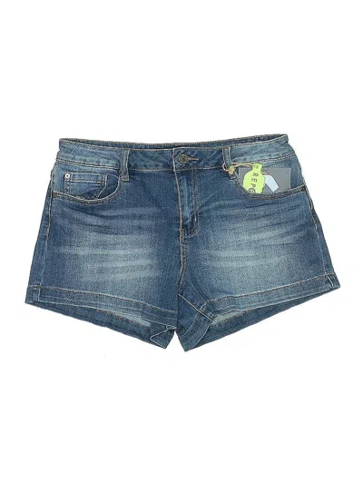 Pre-owned Indigo Rein Denim Shorts In Blue