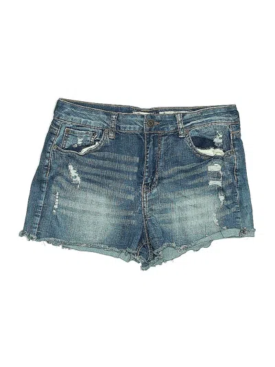 Pre-owned Indigo Rein Denim Shorts In Blue