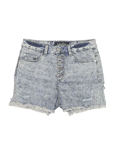 Pre-owned Indigo Rein Denim Shorts In Blue
