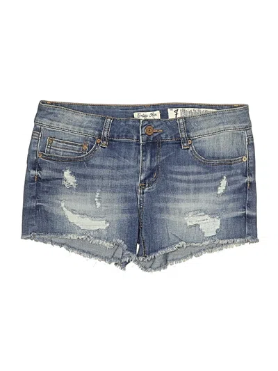 Pre-owned Indigo Rein Denim Shorts In Blue