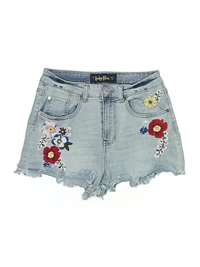 Pre-owned Indigo Rein Denim Shorts In Blue