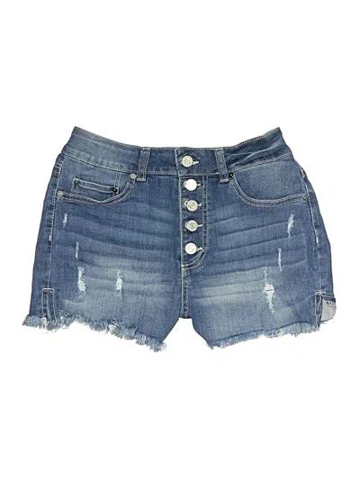 Pre-owned Indigo Rein Denim Shorts In Blue