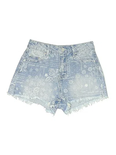 Pre-owned Indigo Rein Denim Shorts In Blue