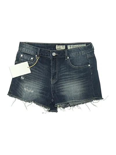 Pre-owned Indigo Rein Denim Shorts In Blue